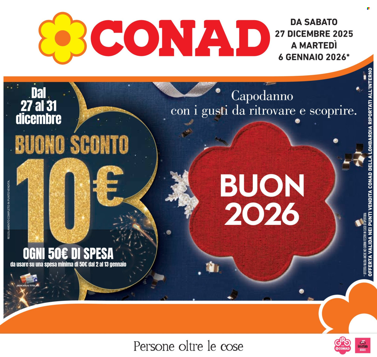 Volantino Conad - 27/12/2025 - 6/1/2026. Pagina 1