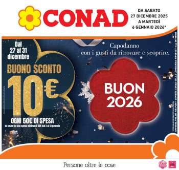 Volantino Conad - 27/12/2025 - 6/1/2026.