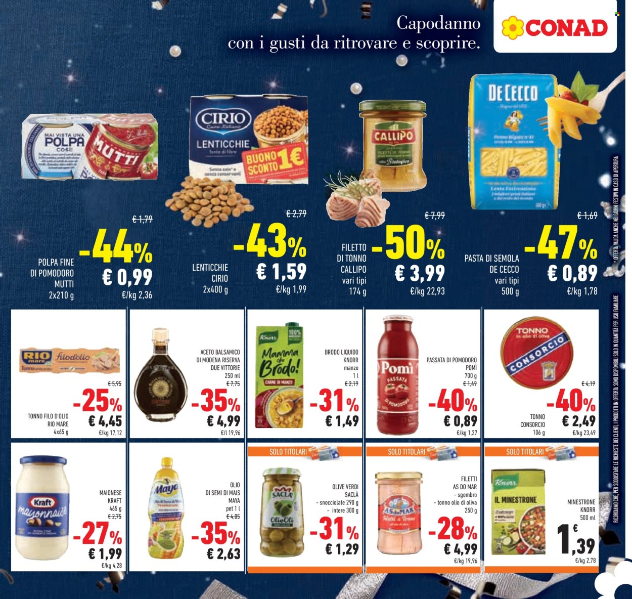 Volantino Conad - 27/12/2025 - 6/1/2026. Pagina 25