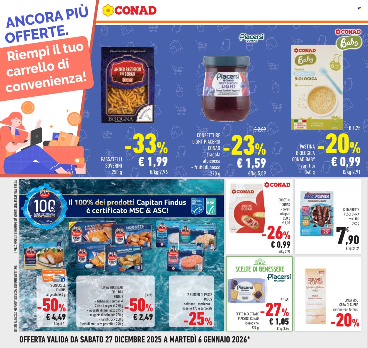 Volantino Conad - 27/12/2025 - 6/1/2026. Pagina 32