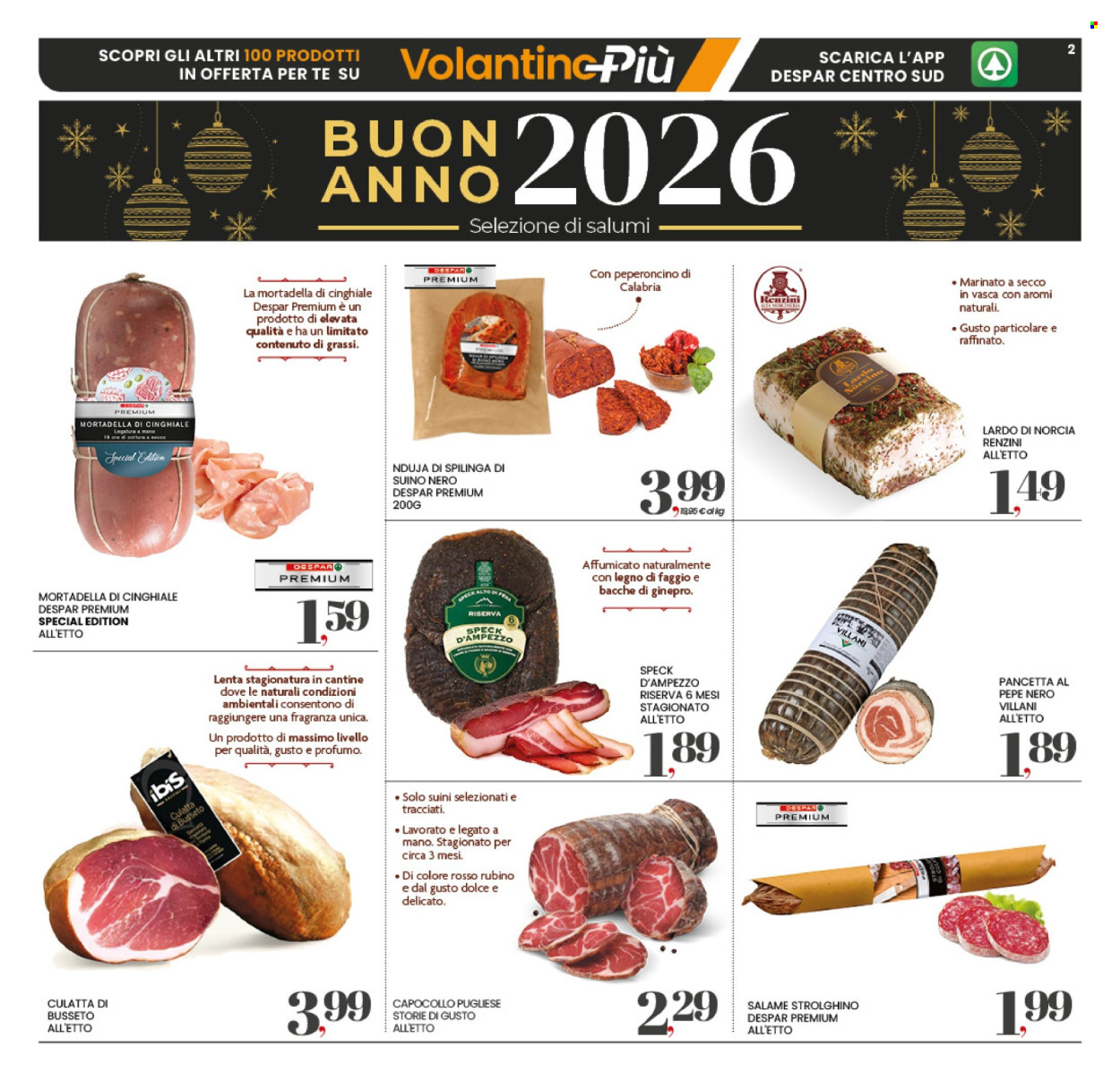 Volantino Eurospar - 27/12/2025 - 8/1/2026. Pagina 2