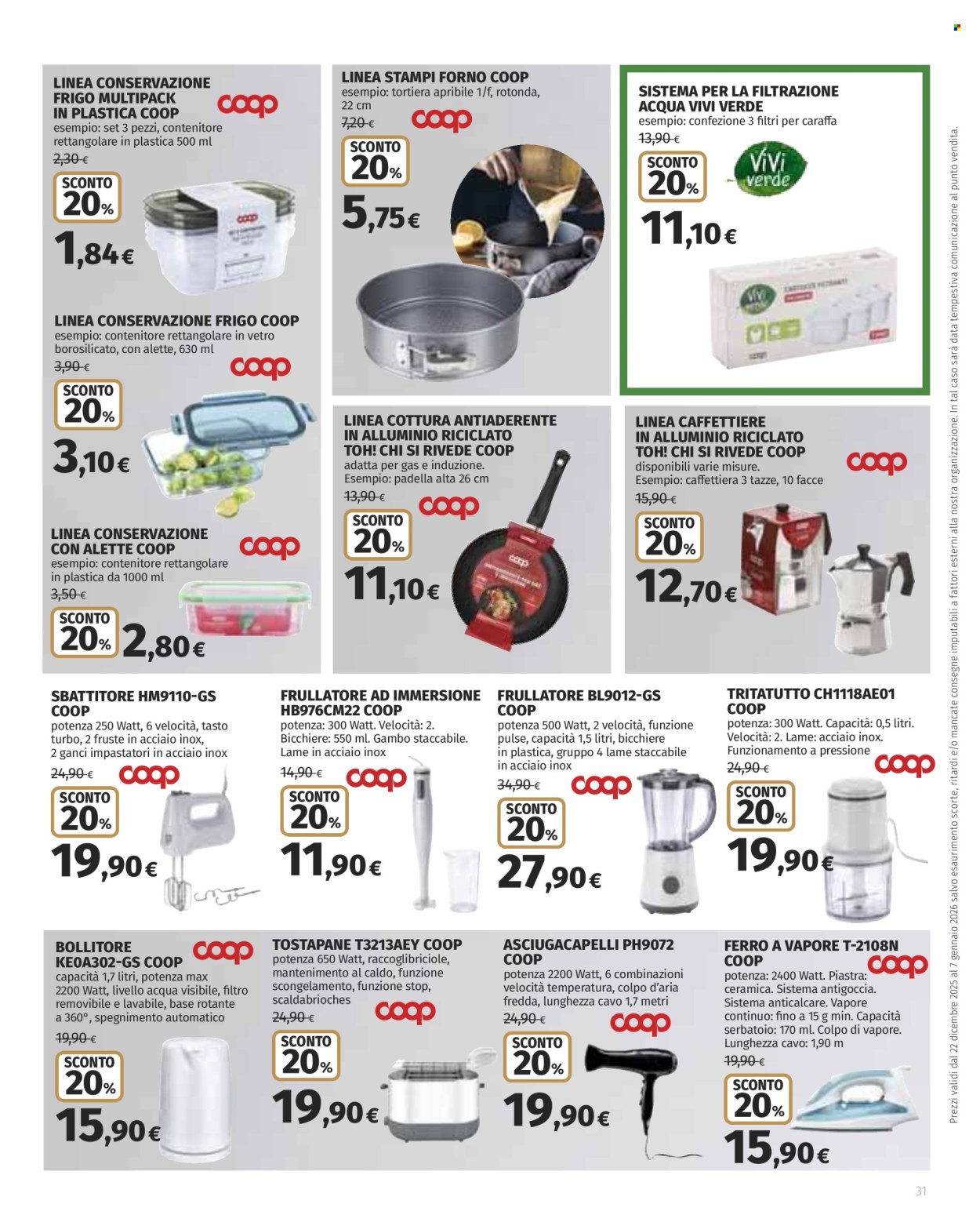 Volantino Coop - 22/12/2025 - 7/1/2026. Pagina 31