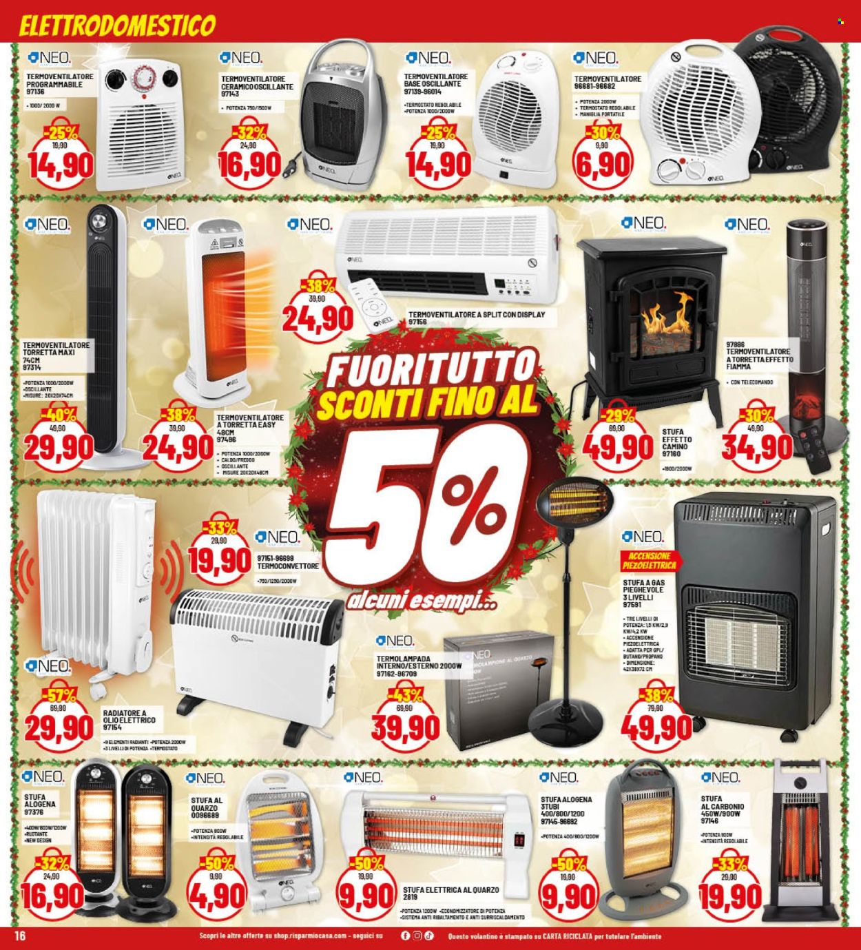 Volantino Risparmio Casa - 22/12/2025 - 4/1/2026. Pagina 16