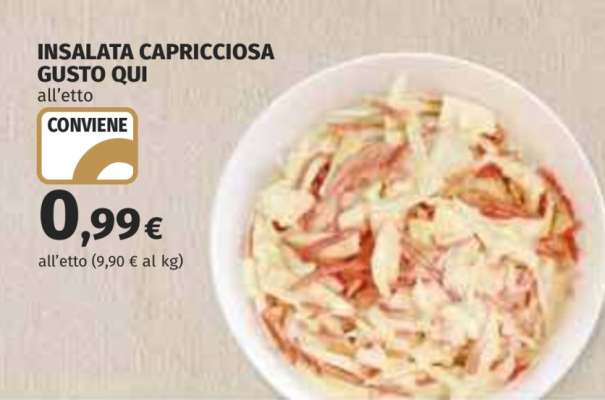 INSALATA CAPRICCIOSA GUSTO QUI