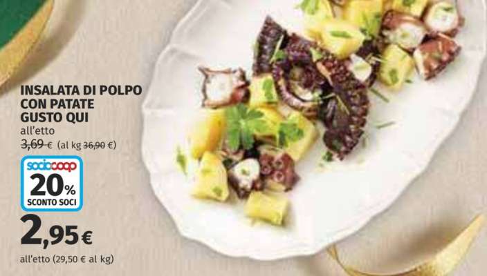 Insalata di Polpo con Patate Gusto Qui