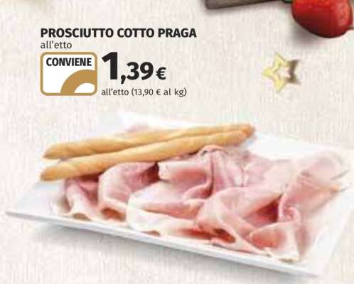 Prosciutto cotto Praga