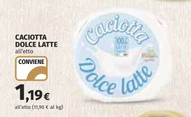 CACIOTTA DOLCE LATTE