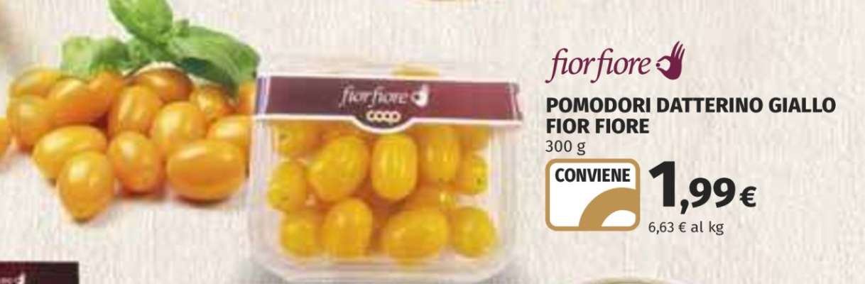 POMODORI DATTERINO GIALLO FIOR FIORE