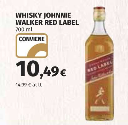 Whisky Johnnie Walker Red Label