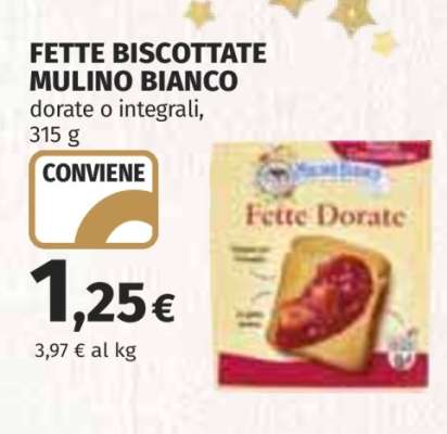 Fette Biscottate Mulino Bianco