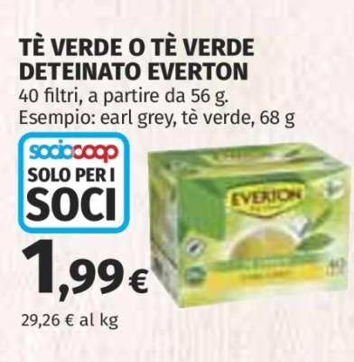 TÈ VERDE O TÈ VERDE DETEINATO EVERTON