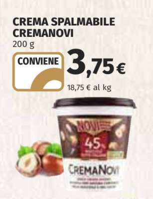 CREMA SPALMABILE CREMANOVI
