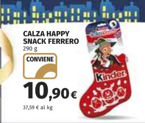 CALZA HAPPY SNACK FERRERO