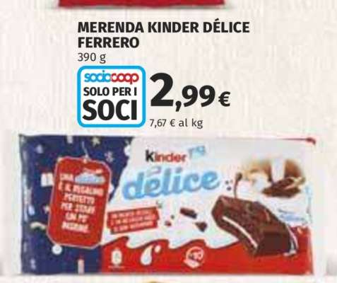 MERENDA KINDER DÉLICE FERRERO