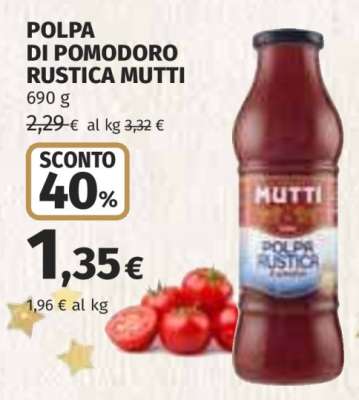 POLPA DI POMODORO RUSTICA MUTTI