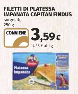 Filetti di Platessa Impanata Capitan Findus