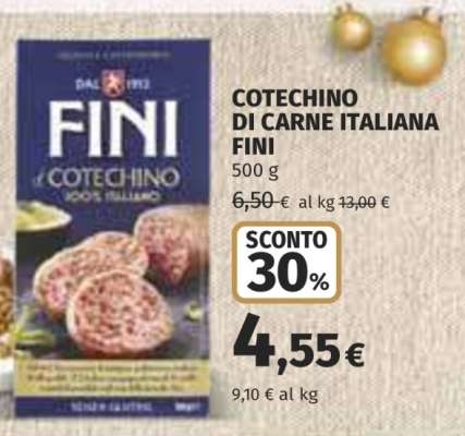 COTECHINO DI CARNE ITALIANA FINI