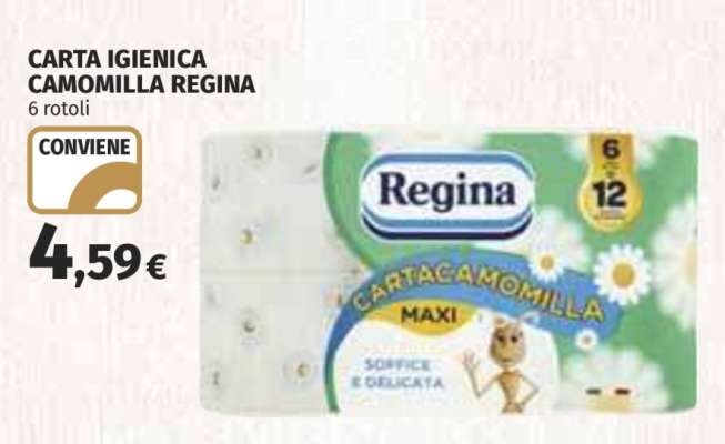 CARTA IGIENICA CAMOMILLA REGINA