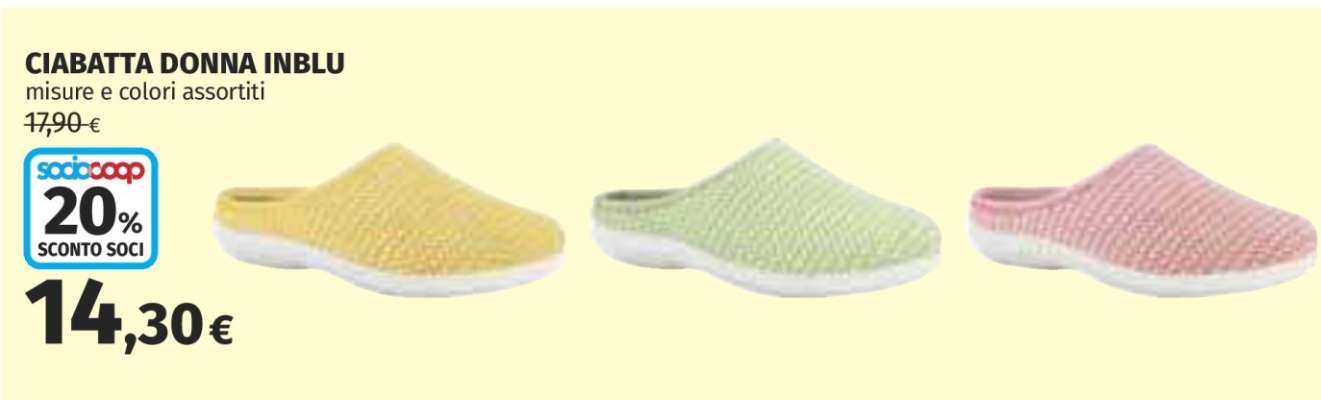 CIABATTA DONNA INBLU