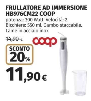 FRULLATORE AD IMMERSIONE HB976CM22 COOP