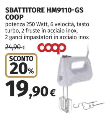 SBATTITORE HM9110-GS COOP