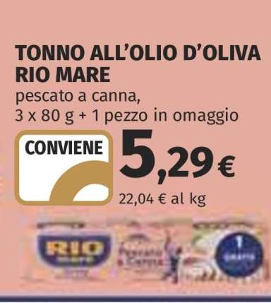 Tonno all’Olio d’Oliva Rio Mare