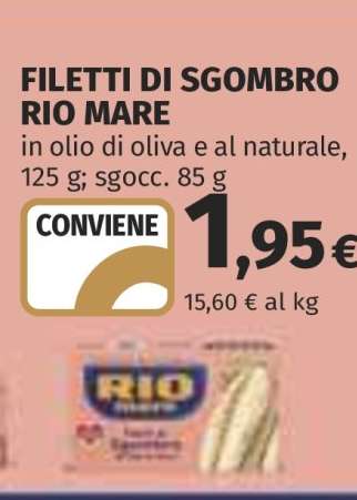 Filetti di sgombro Rio Mare