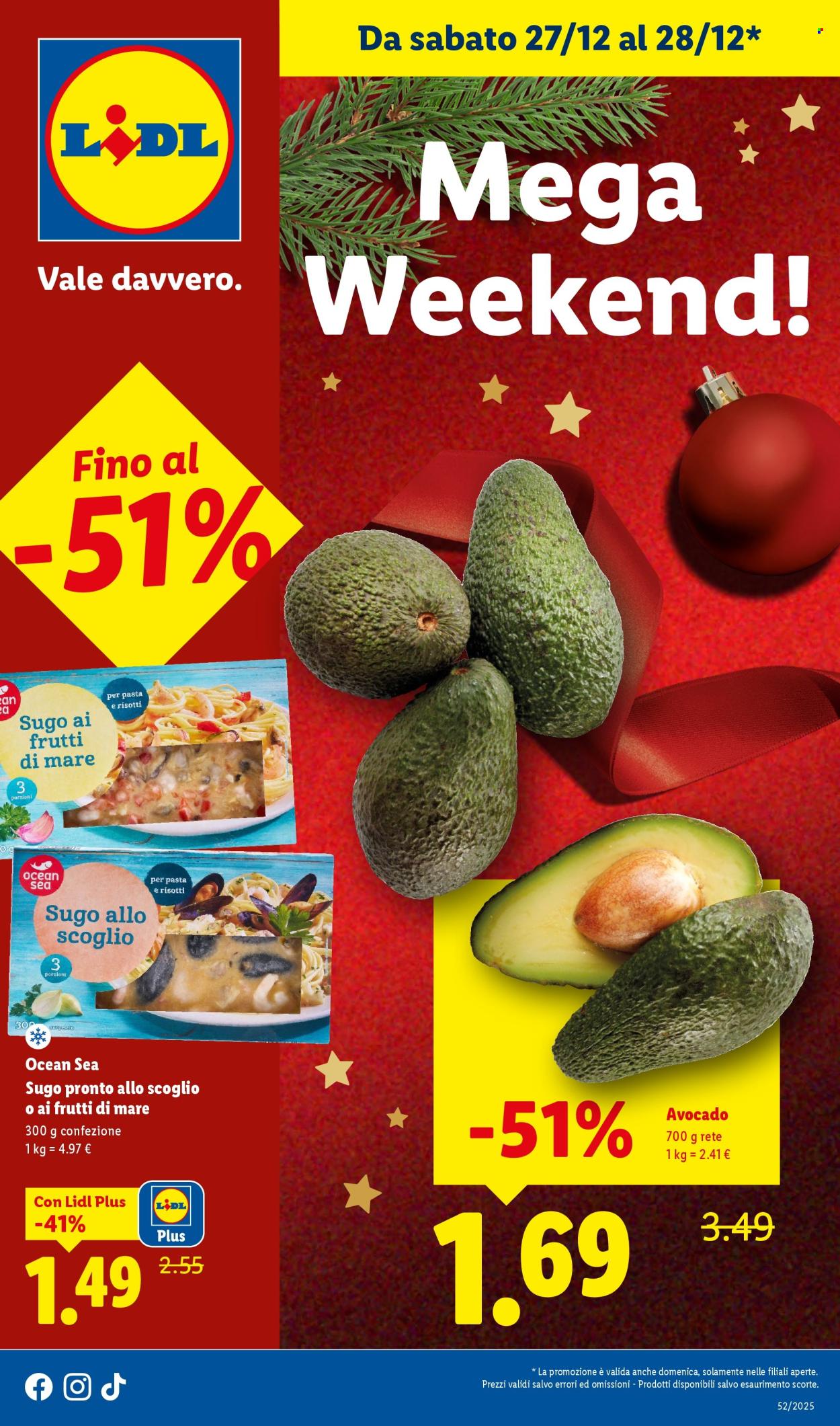 Volantino Lidl - 27/12/2025 - 28/12/2025. Pagina 1