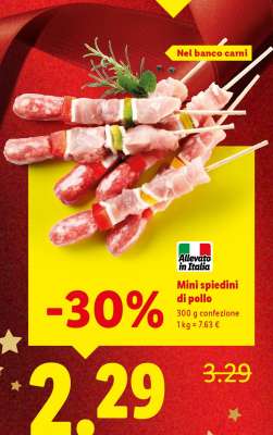 Mini spiedini di pollo