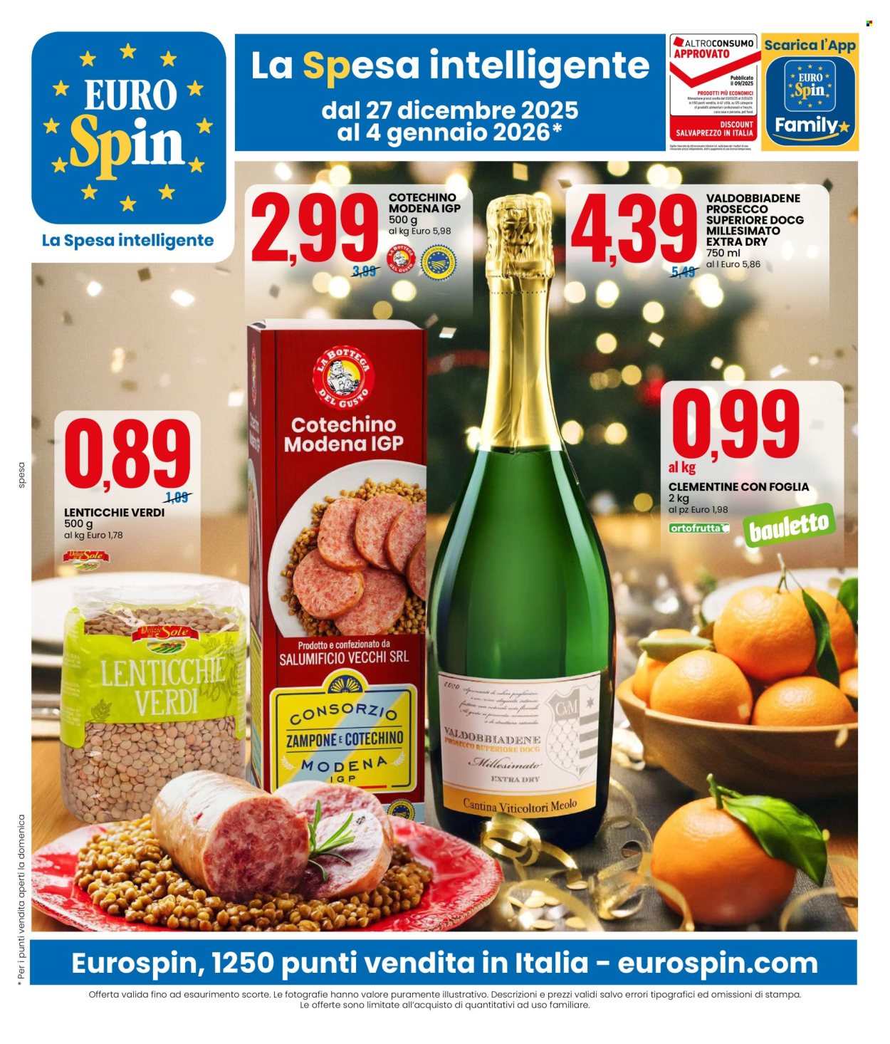Volantino EuroSpin - 27/12/2025 - 4/1/2026. Pagina 1