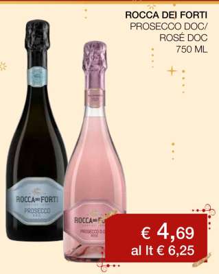 ROCCA DEI FORTI PROSECCO DOC/ROSÉ DOC