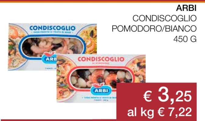 ARBI CONDISCOGLIO POMODORO/BIANCO