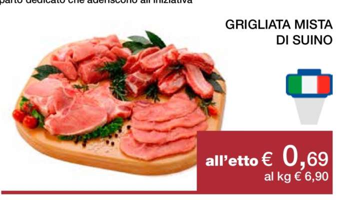 Grigliata mista di suino