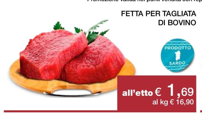 Fetta per tagliata di bovino