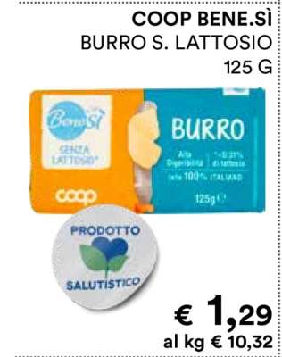 COOP BENE.SÌ BURRO S. LATTOSIO