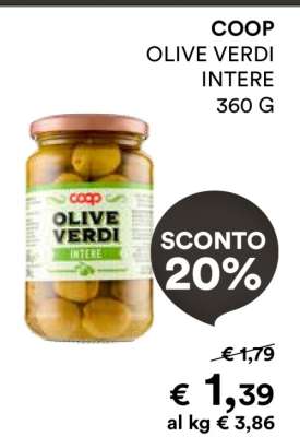 COOP OLIVE VERDI INTERE