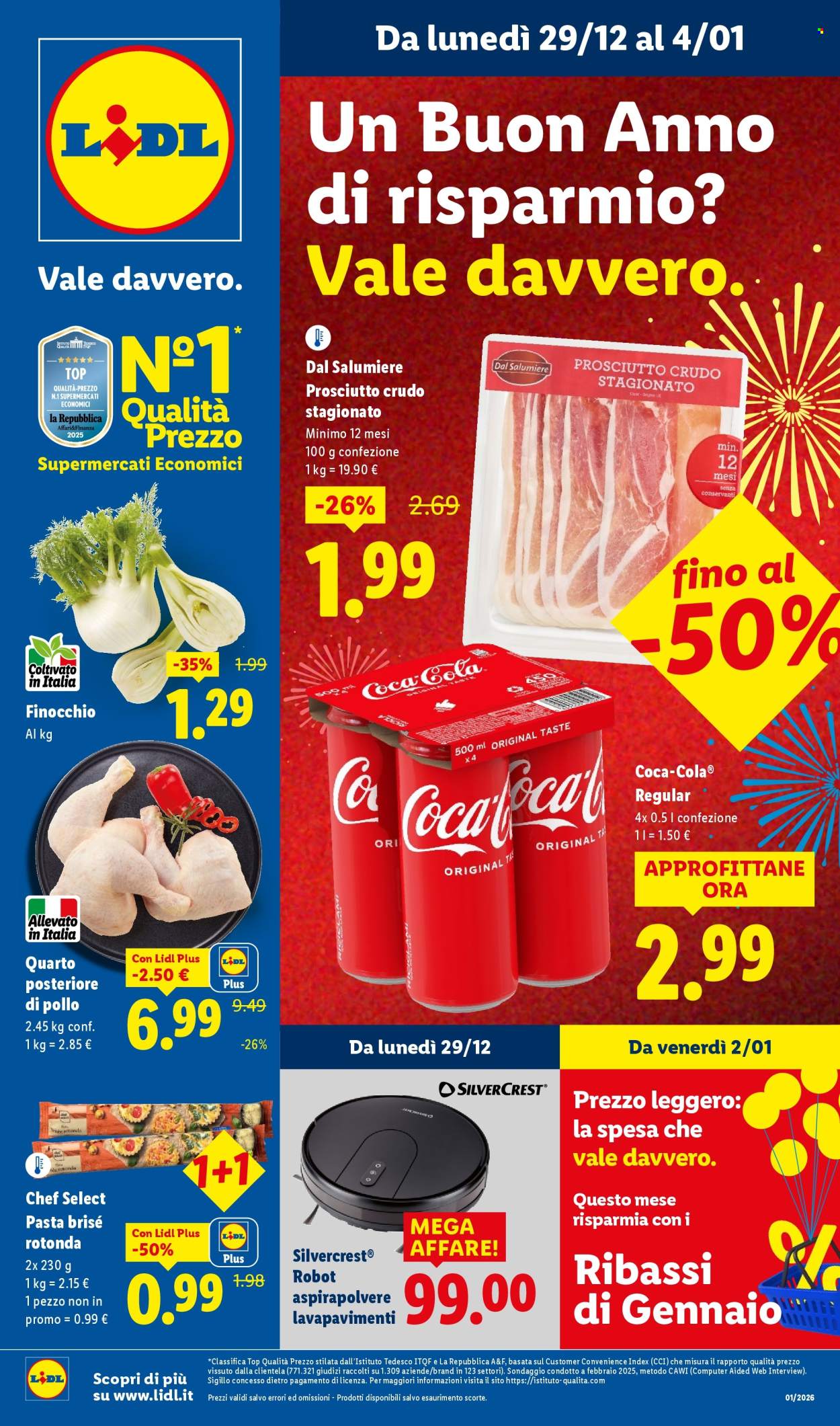 Volantino Lidl - 29/12/2025 - 4/1/2026. Pagina 1