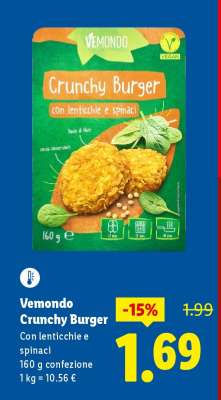 Vemondo Crunchy Burger