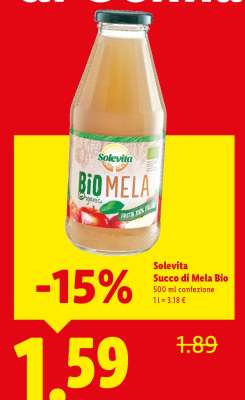 Solevita Succo di mela bio