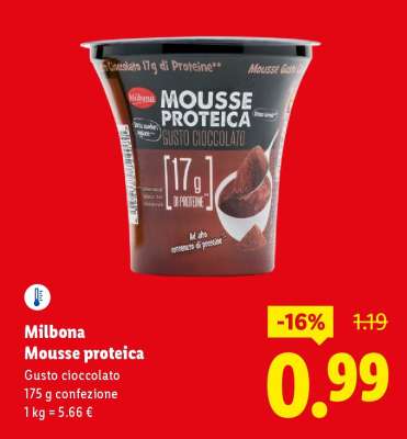 Milbona Mousse proteica