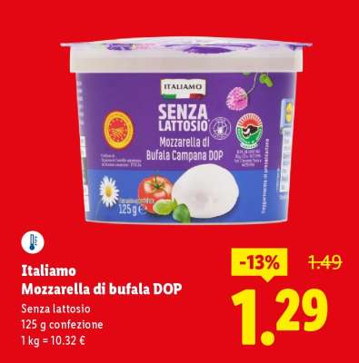 Italiamo Mozzarella di bufala DOP