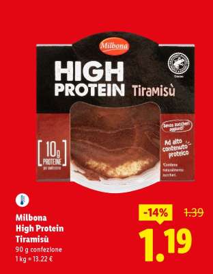Milbona High Protein Tiramisù