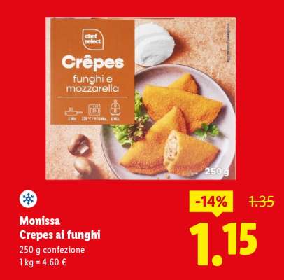 Monissa Crepes ai funghi