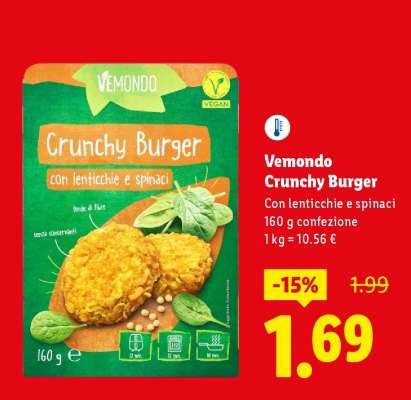 Vemondo Crunchy Burger