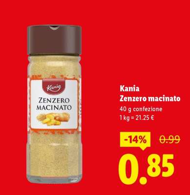 Kania Zenzero macinato