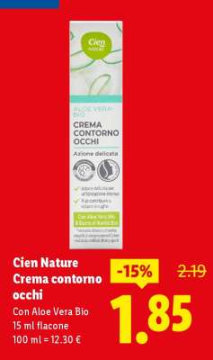 Cien Nature Crema contorno occhi