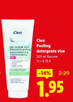 Cien Peeling detergente viso