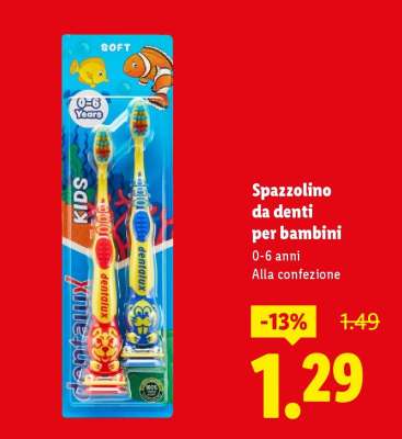 Spazzolino da denti per bambini