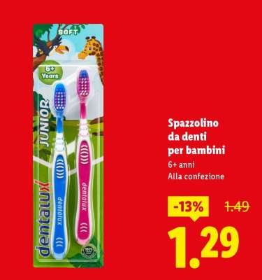 Dentalux Junior Spazzolino da denti per bambini