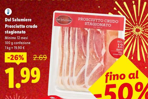 Dal Salumiere Prosciutto crudo stagionato